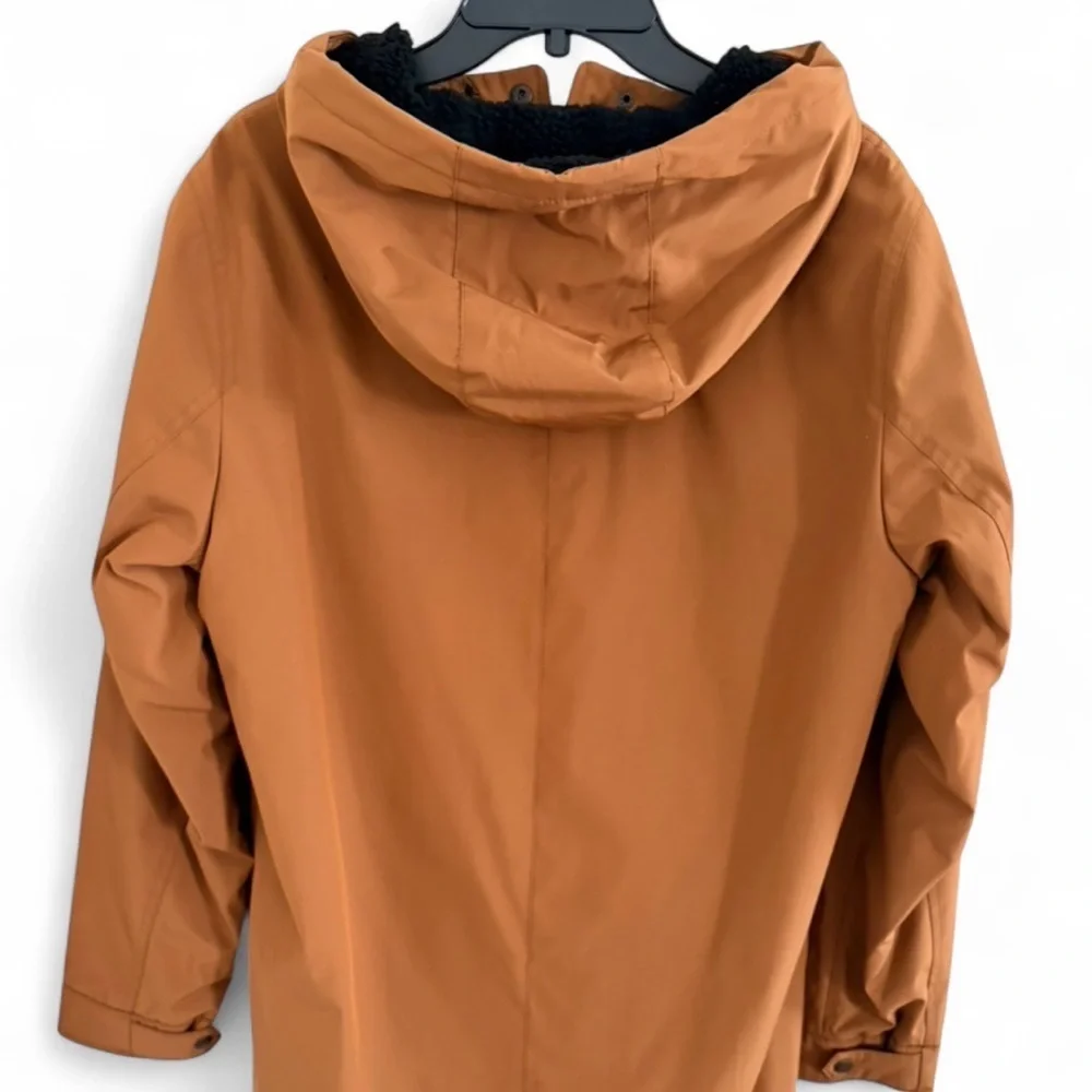 Levi's Brown Hooded Military Jacket